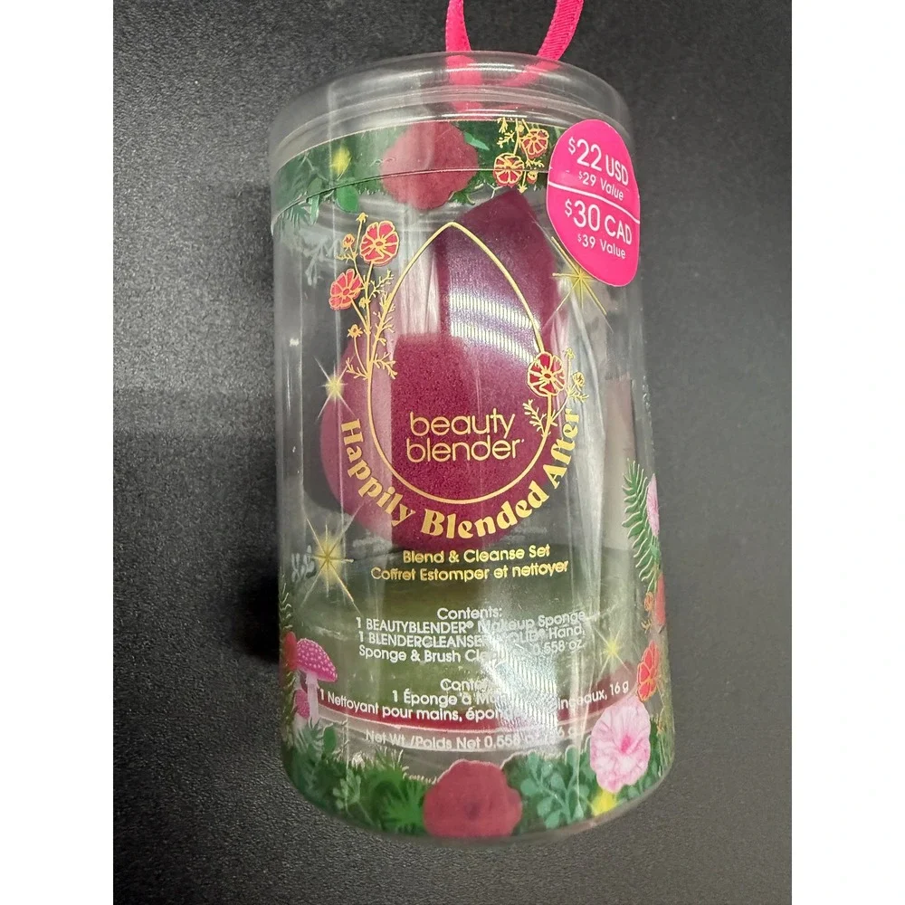 Beautyblender‎ Happily Blended After Blend and Cleanse Set Pink Makeup Sponge